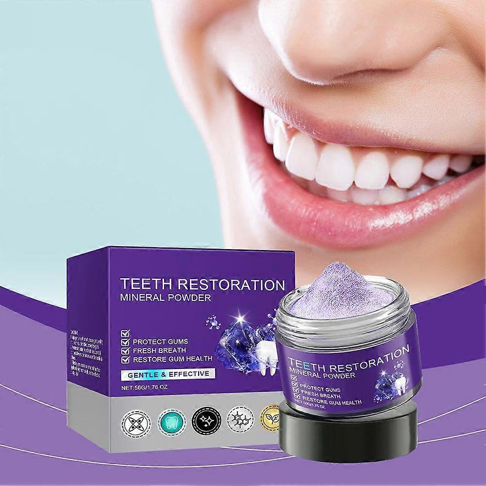 50g(A)$Purple Whitening Tooth Powder
