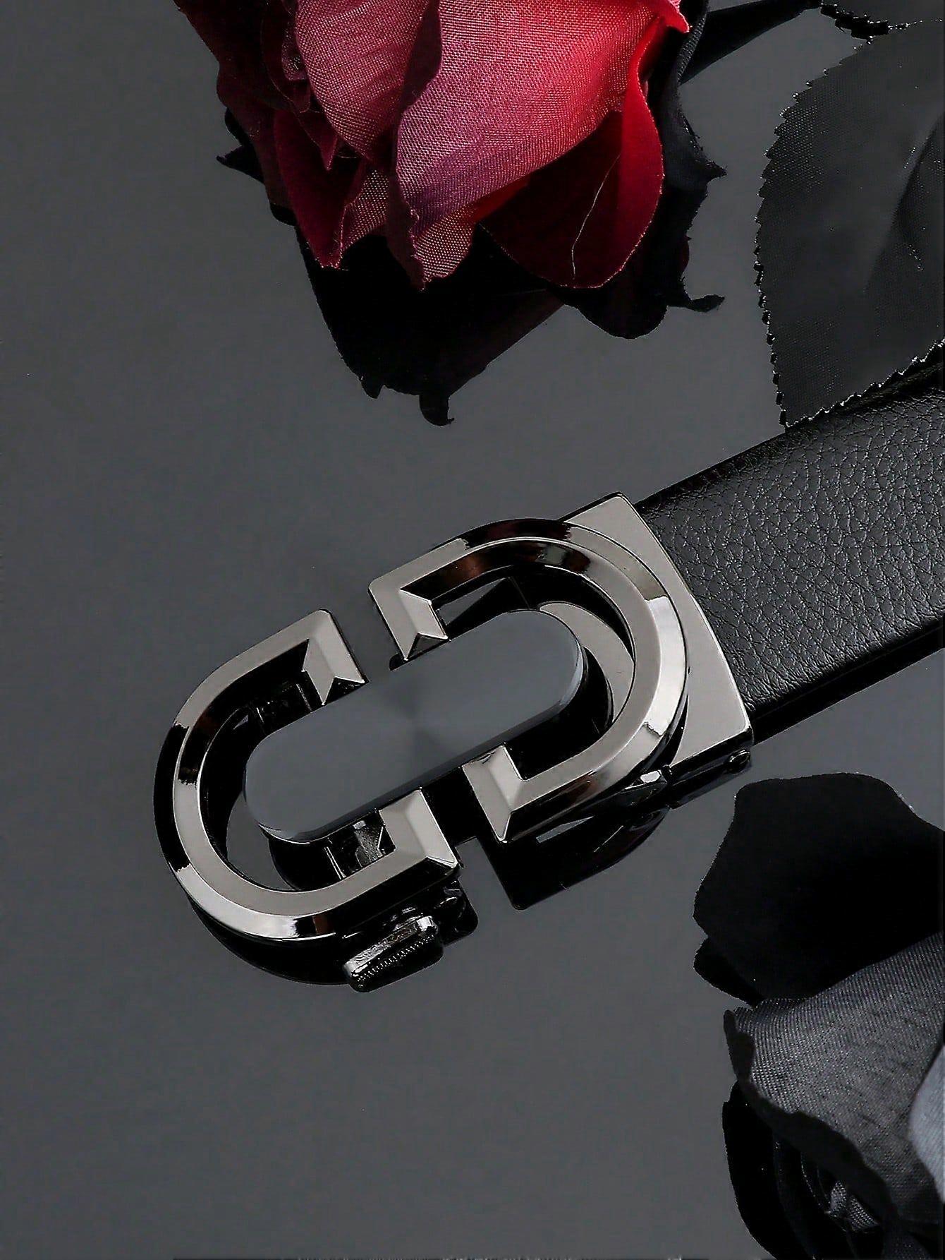 caivektine 1pc New High-Quality Men's Belt, Casual/Business Automatic Buckle Belt, Fashionable And Versatile Waistband For Men Valentine's Day