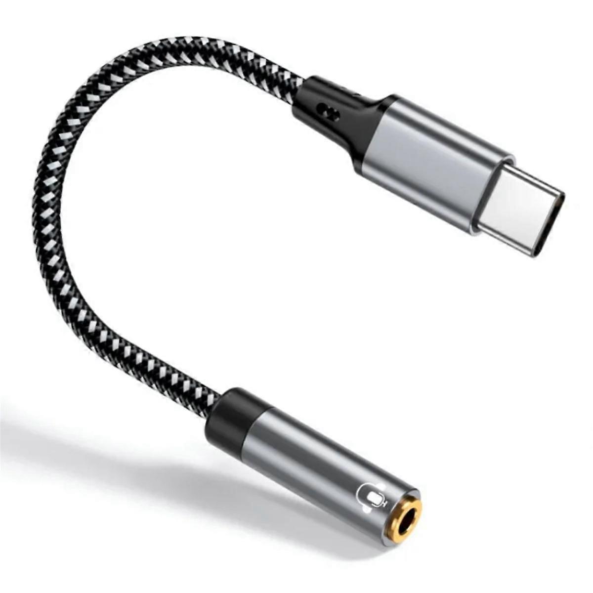 USB C to 3.5 mm Audio Cable Adapter Type C to 3.5mm Jack Headphone Adapter for Galaxy