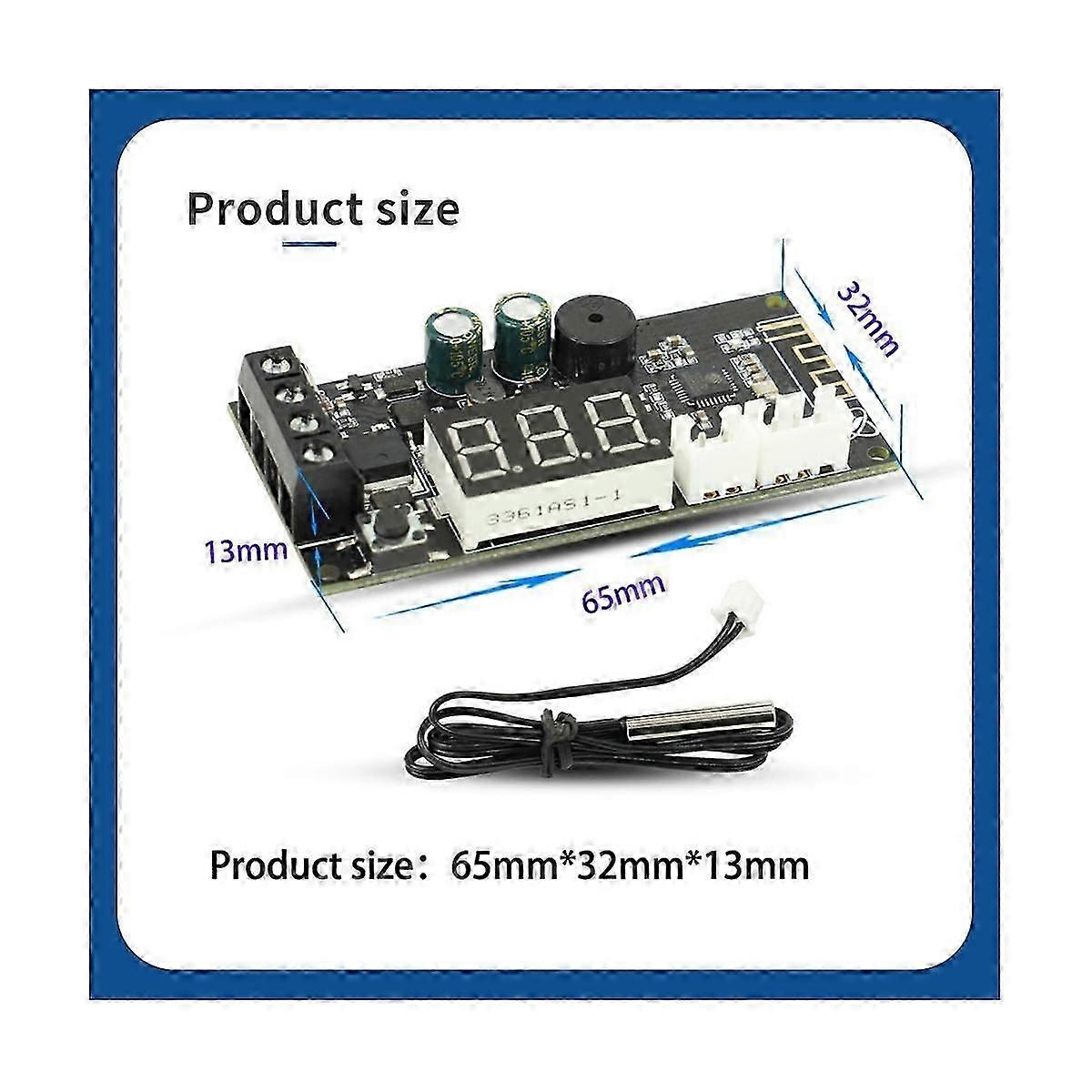 Remote Wifi Thermostat High Precision Temperature Controller Module Cooling And Heating App Collect