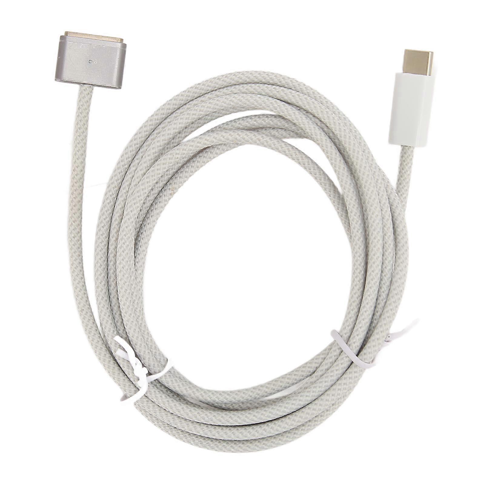 140W USB C to MagSafe 3 Fast Charging Cable for MacBook Pro M1 M2 2021 2023 Dark Gray