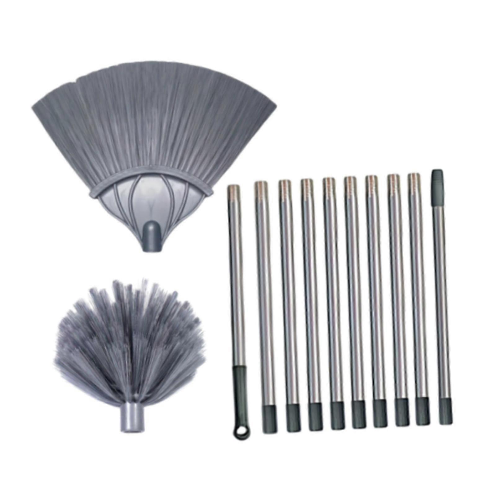 Cobweb Duster with Extension Pole High Reach Duster for Cobweb Corners With Box