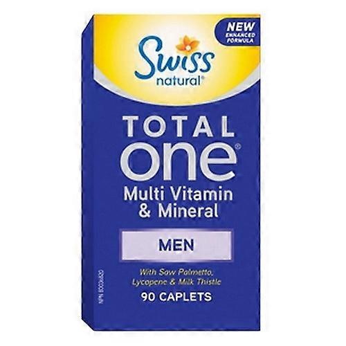Swiss Natural Total One Men Multi Vitamin & Mineral, 90 Caplets