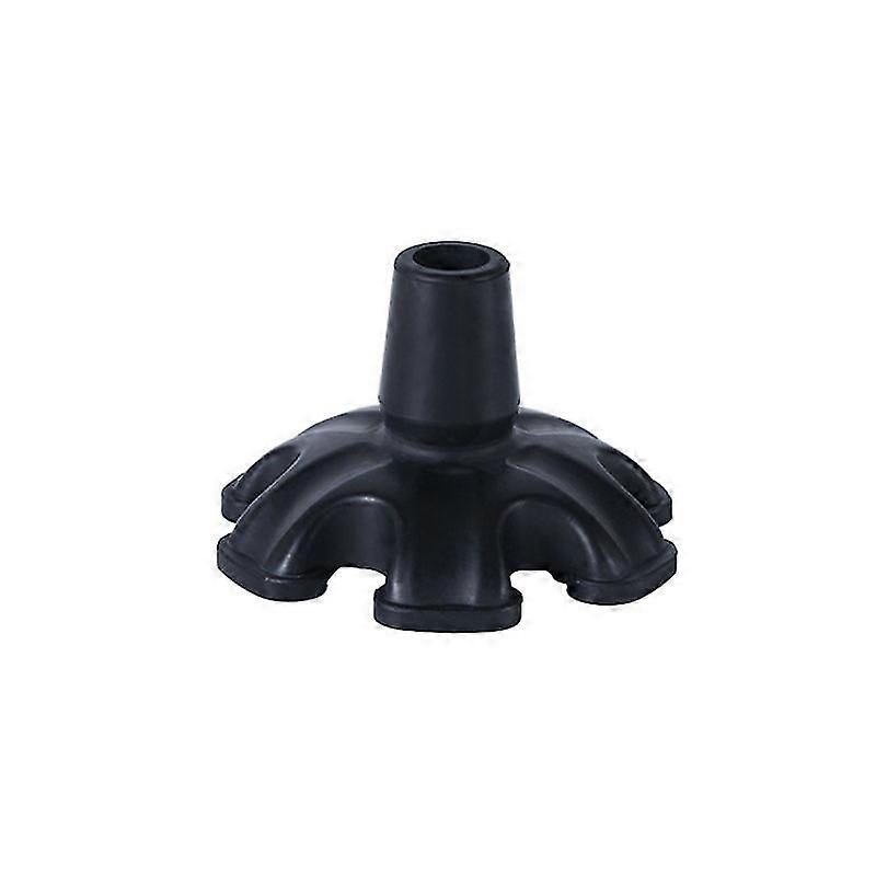 Cane Rubber Pad - 1 Piece, 11*7cm, Rubber Material, Black