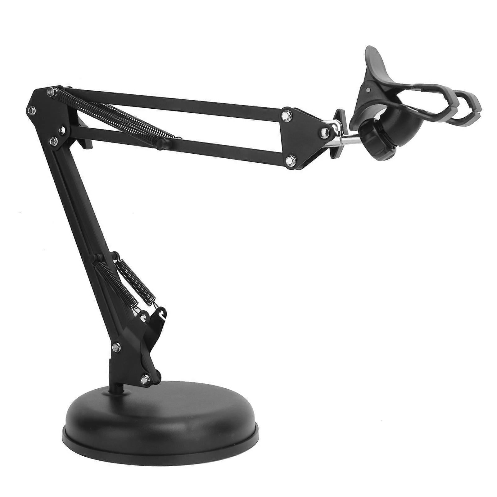 Mobile Phone Support Webcam Stand Live Support Rotatable Bracket with Folding Long Arm