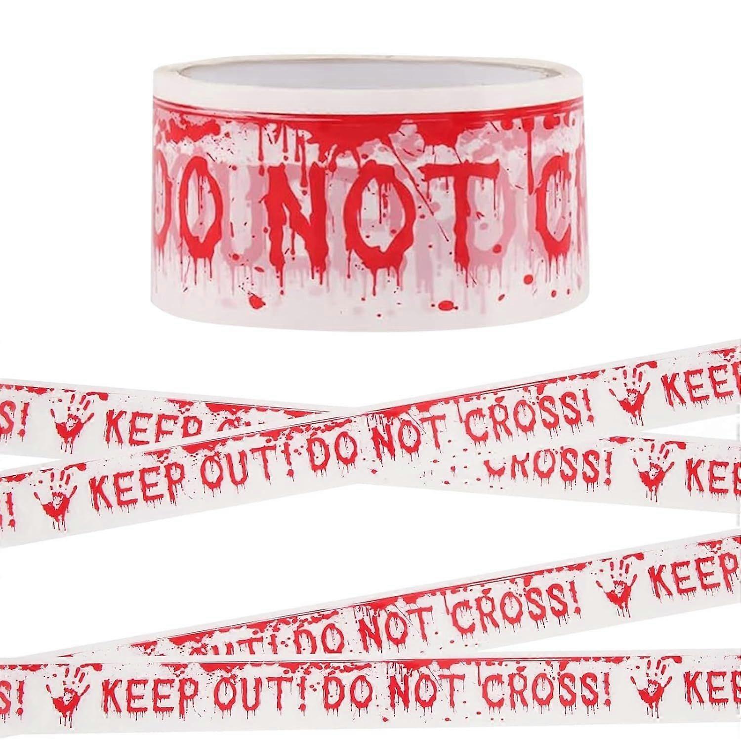 Warning Tape Warning Tape,4.8 * 25m Tapes Danger Tapes Tape Decoration Adhesive Scary Signaling Warning,For Parties Warning Tape