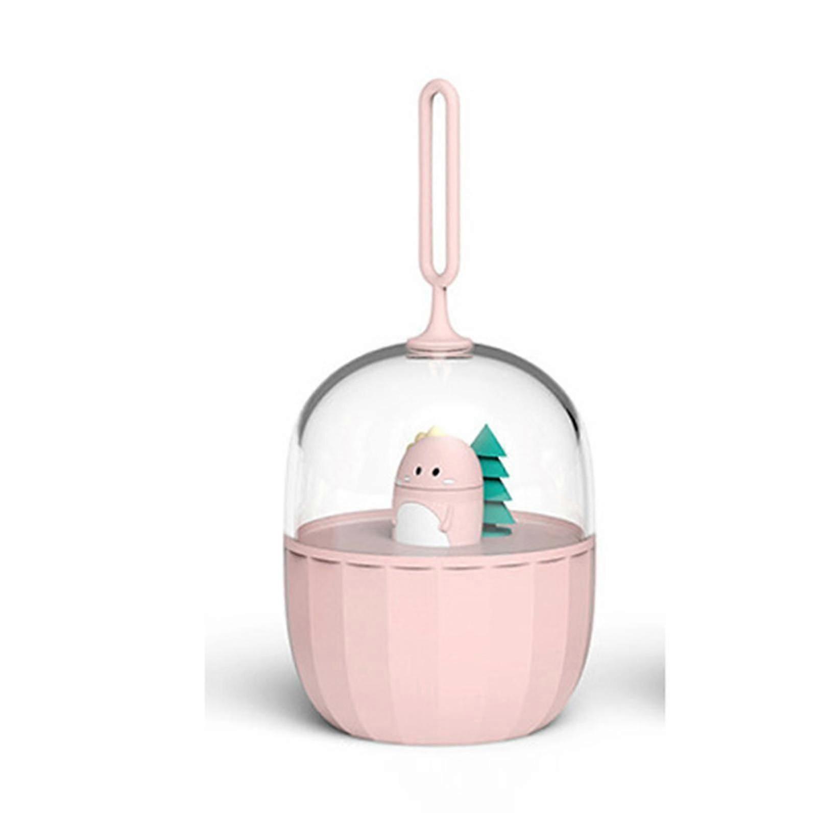 comodino Mini luce notturna trasparente piccolo dinosauro coniglio orso bianco alce ricaricabile portatile Music Box Sleep Aid