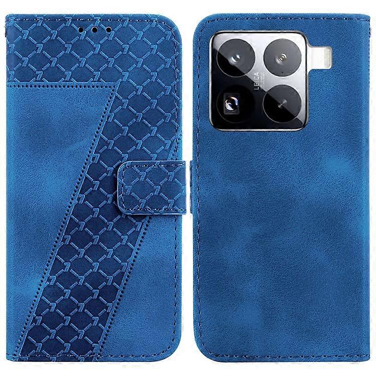 Compatible For Xiaomi 15 Pro Stand Case 7-Shaped Pattern Imprint Leather Phone Cover
