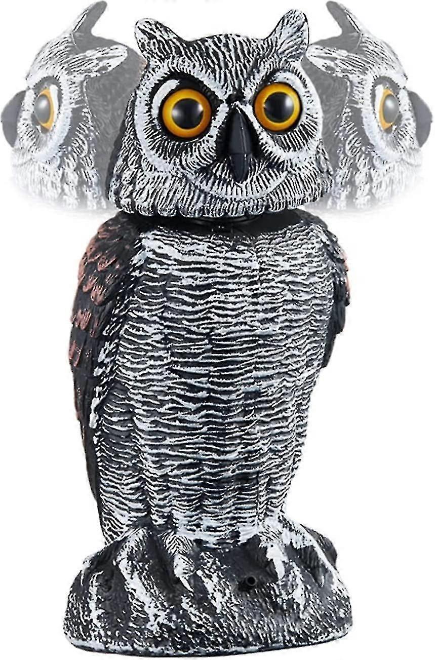 Rotatable Head Artifact Owl Control Sculptures