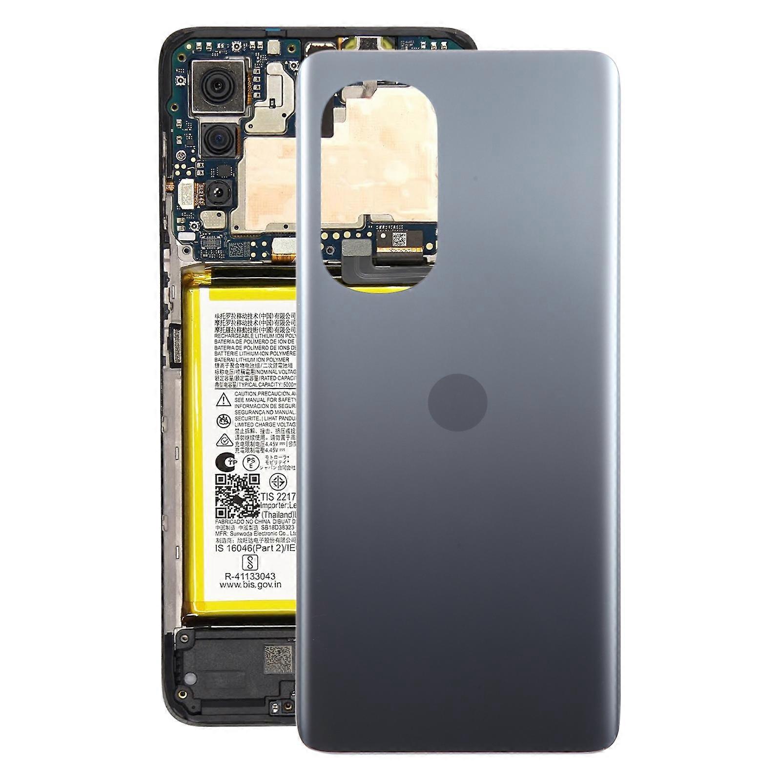 For Motorola Edge 2022 COMPATIBLE Battery Back Cover(Black)