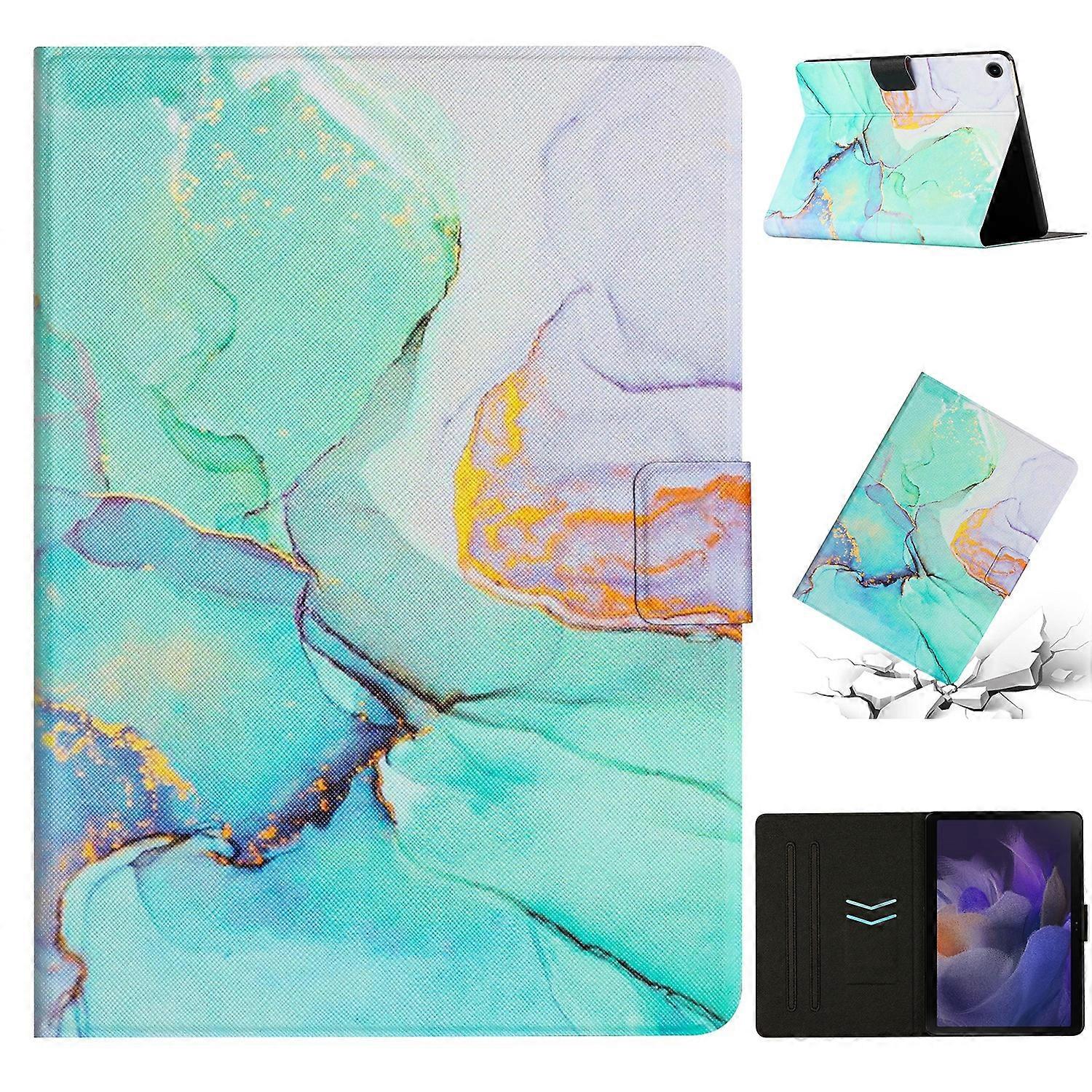Marble Pattern Smart PU Tablet Case with Sleep / Wake-up Function