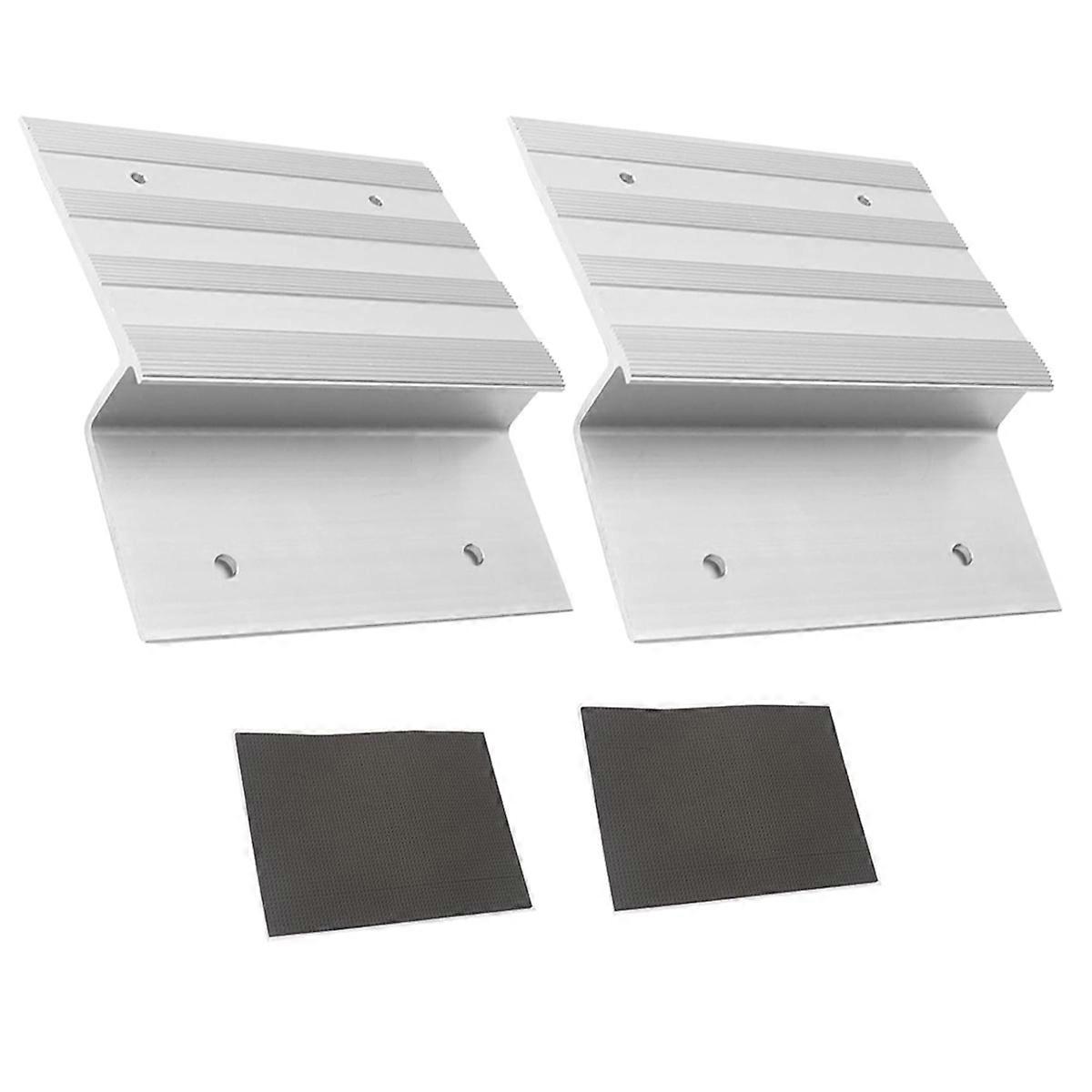 2Pack شاحنة الأدوات ومقطورة تحميل منحدر كيت ، الألومنيوم منحدر لوحة كيت تناسب 2x8 بوصة خشب البلوط الصلب