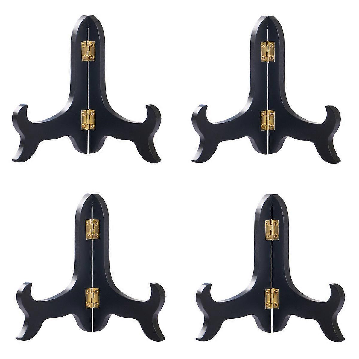 4 πακέτα ξύλινων βάσεων πιάτων για καβαλέτα