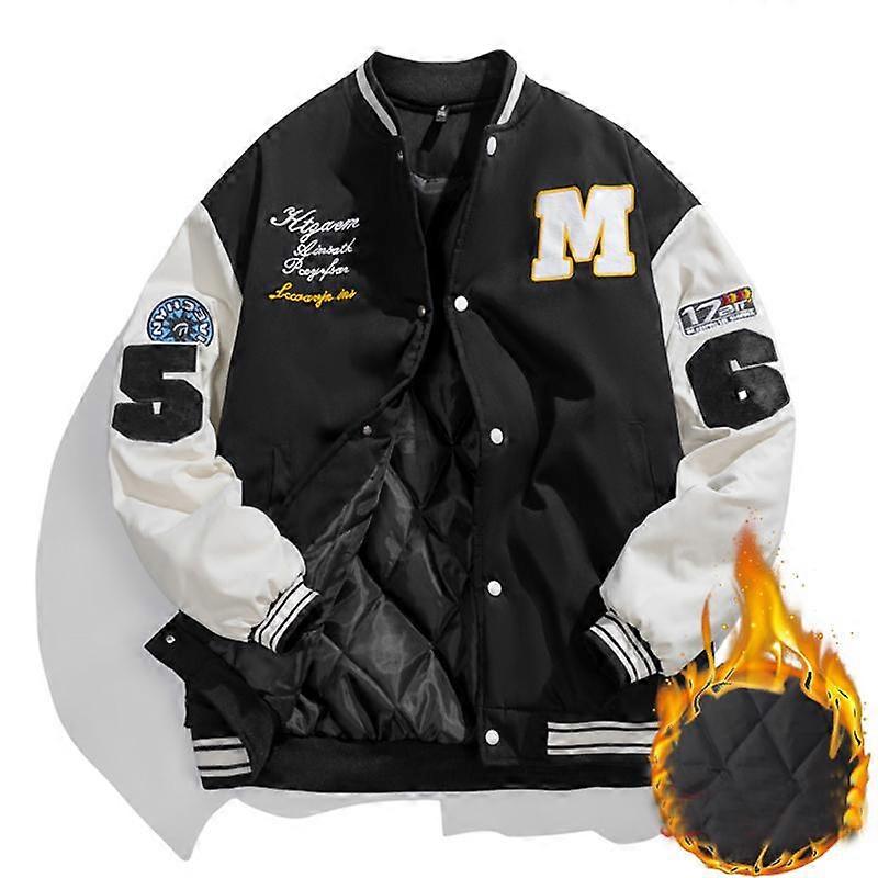 Men Jacket Baseball Uniform Embroidery Coats Spring Autumn Casual College Wear