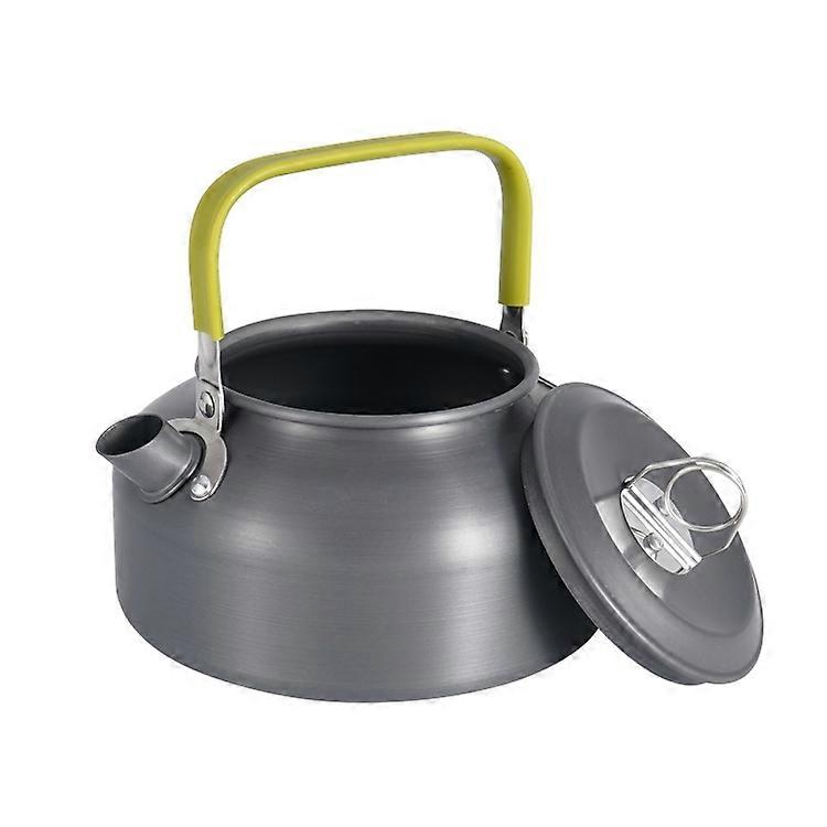 0.8L便携式户外登山野餐铝制茶壶水壶咖啡壶