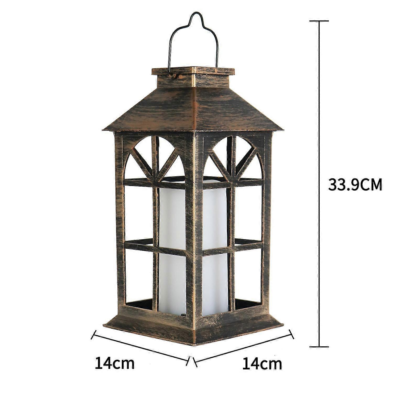 Solar Garden Light With Classic Bronze