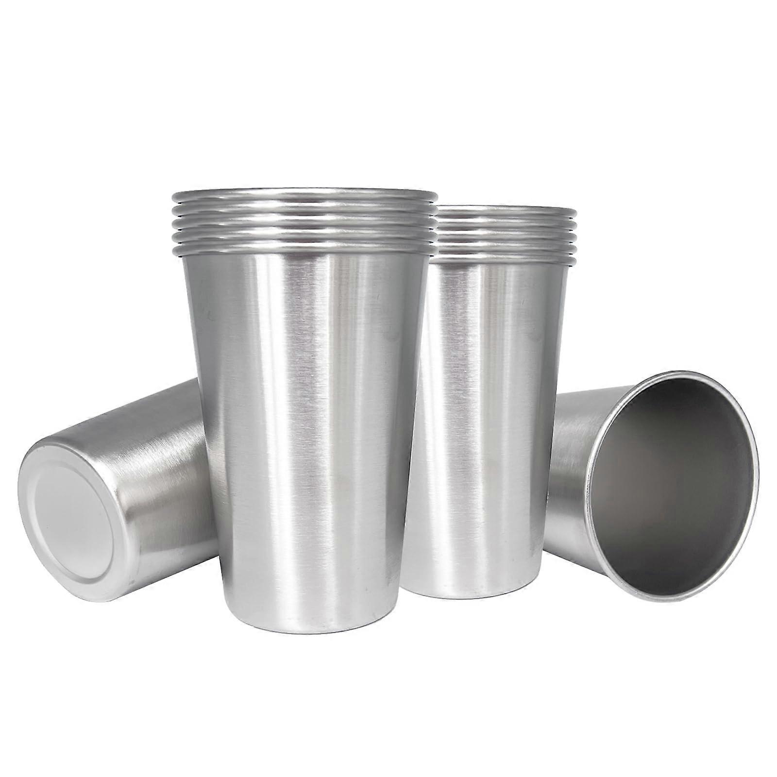 12 Pack Shatterproof Unbreakable Stackable Pint Cups for Travel Outdoor 16OZ