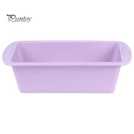 Nonstick Silicone Bread Loaf Pan with Handles Oven Safe Non-stick Heat-resistant Easy Release Bread Baking Tray