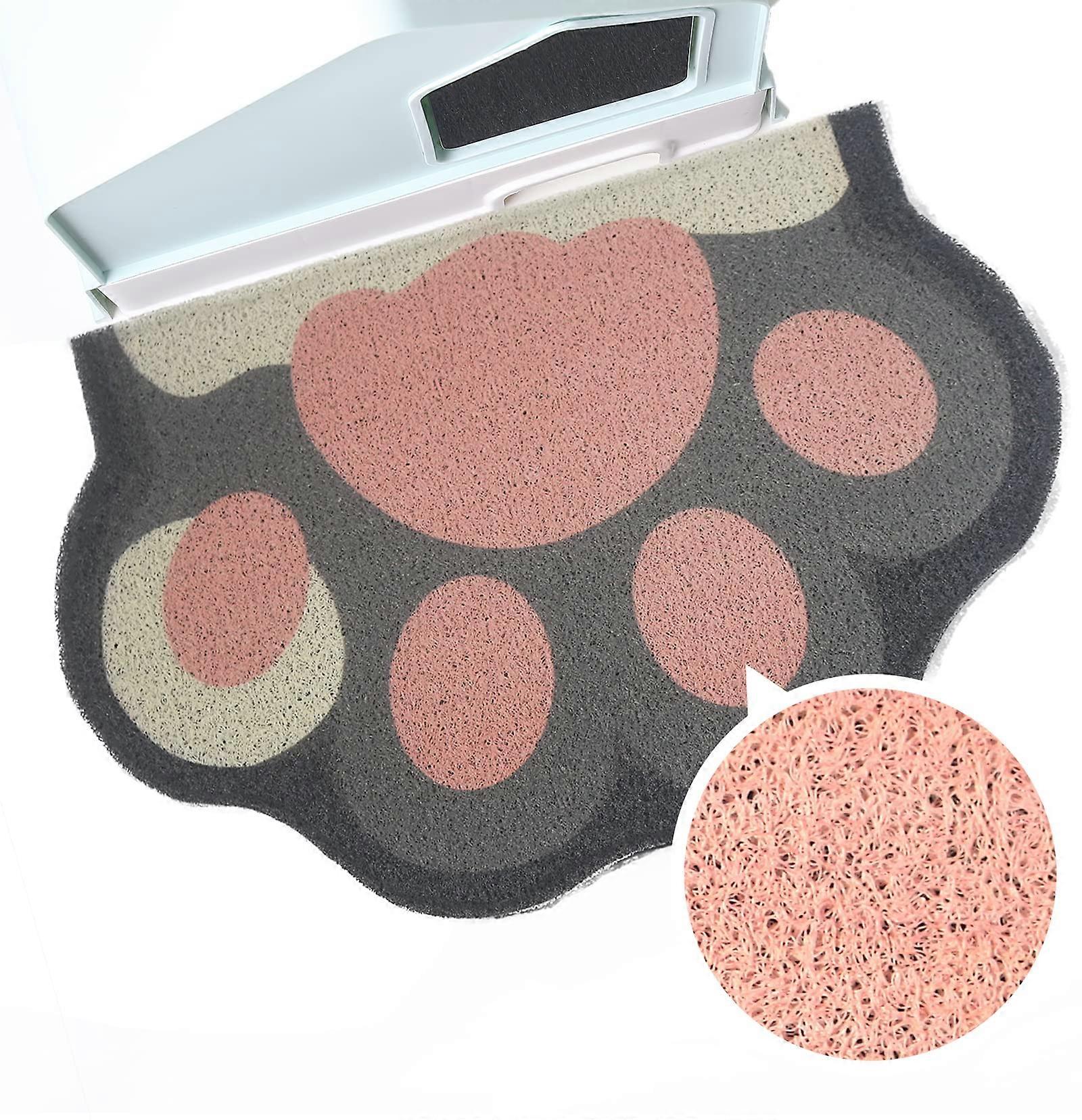Cute cat garbage matte 24 'x16', garbage box mat, garbage trap mat, soft, easy to clean