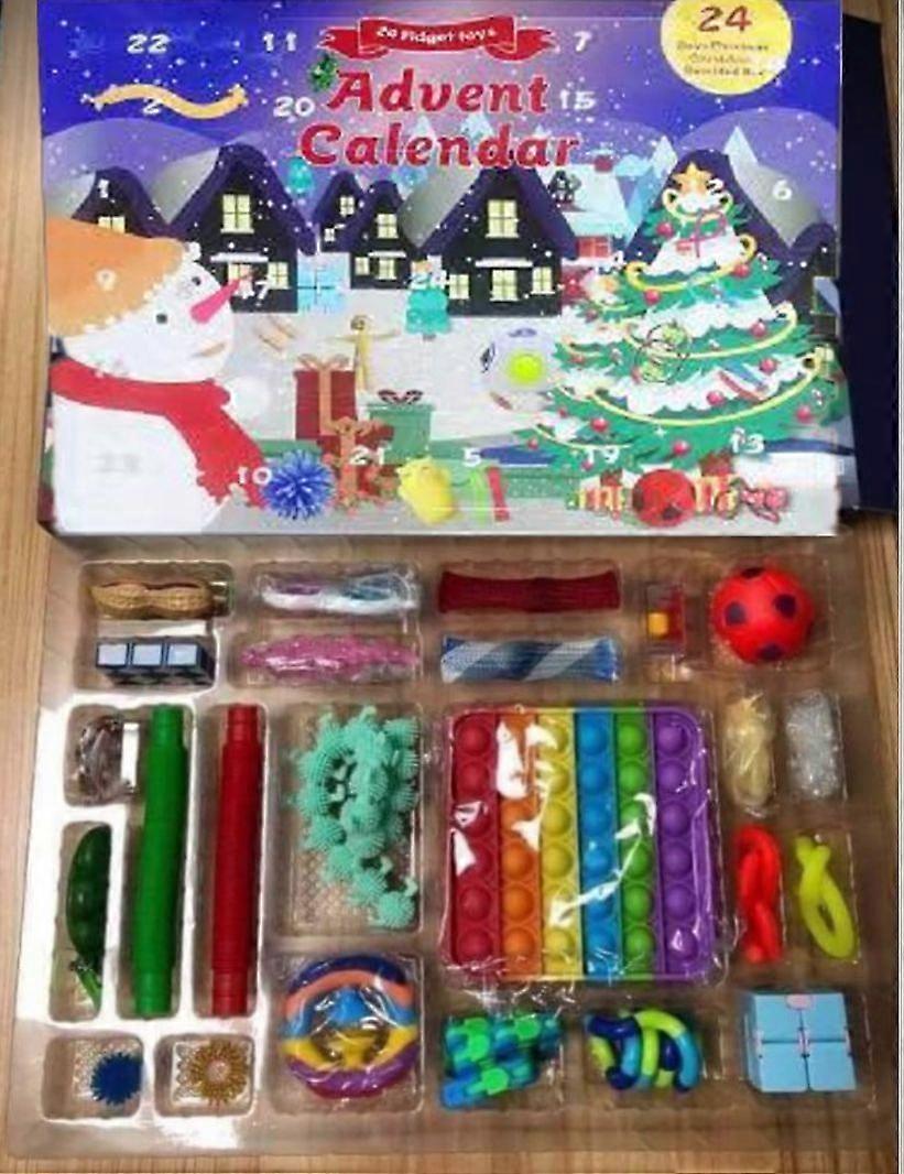 ST-0103# Χριστουγεννιάτικο Ημερολόγιο Advent Δώρα Κουτί Αποσυμπίεση Σετ Παιχνιδιών Χριστουγεννιάτικο Ημερολόγιο Advent