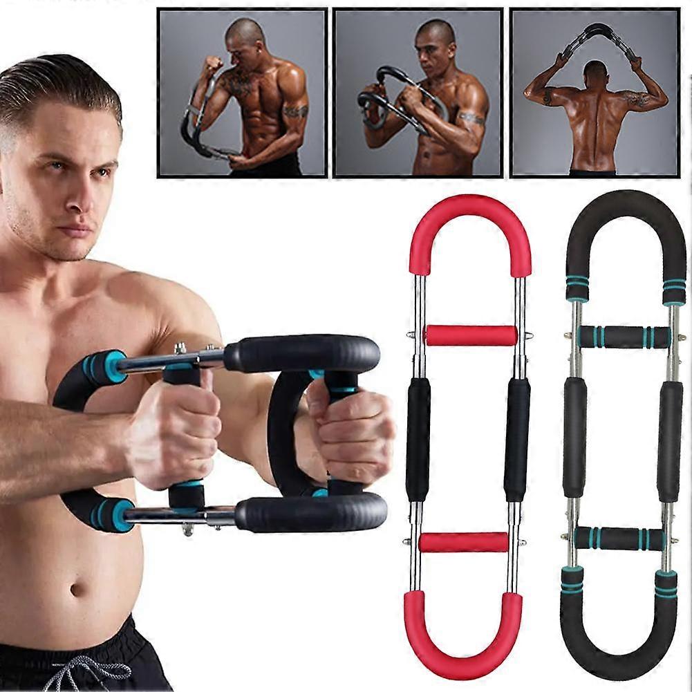 Twister Arm Exerciser Brysttræning, Bærbar Power Twister Bar, Muskelstyrke