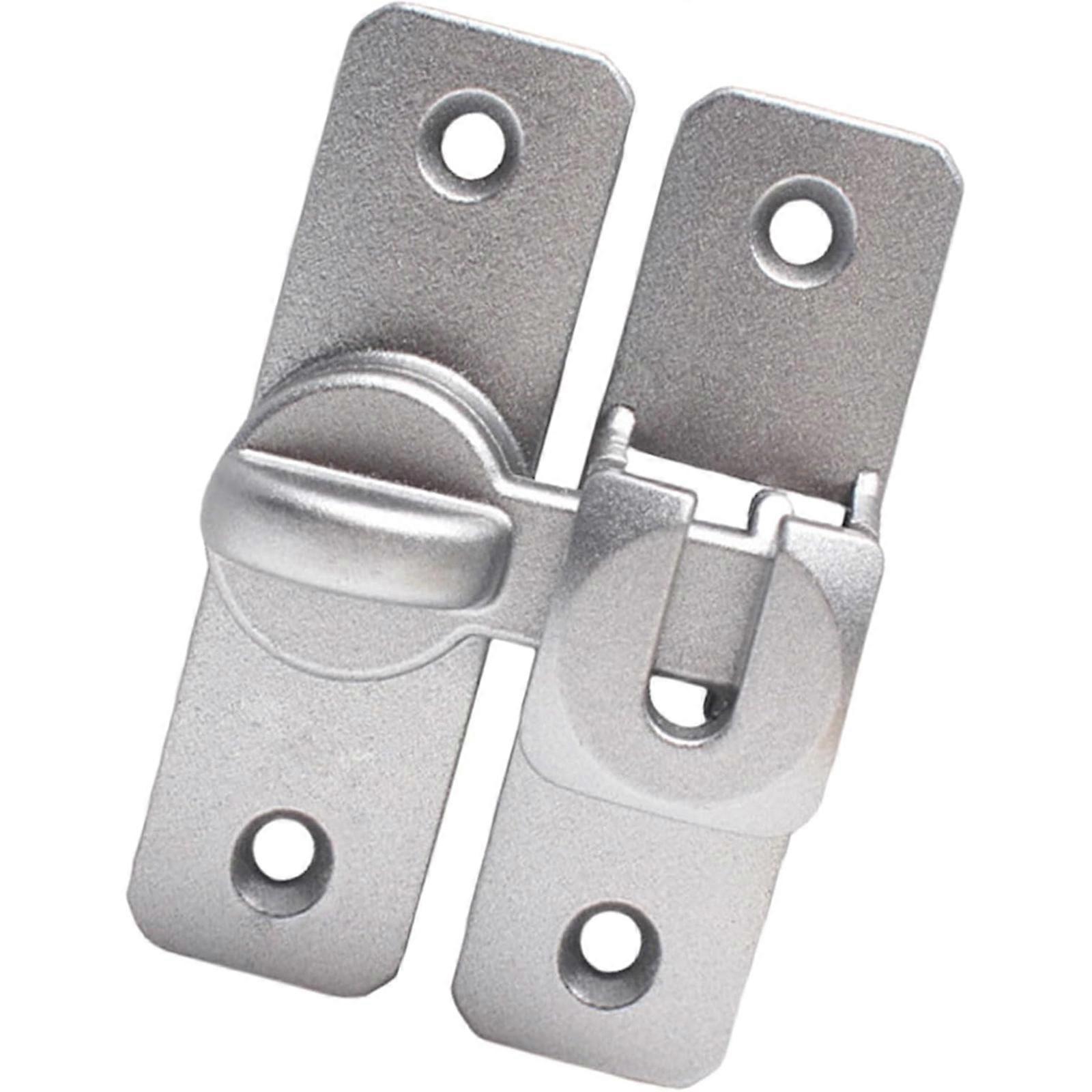95/180 Degree Adjustable Silver Lock, Easy Install with Screws