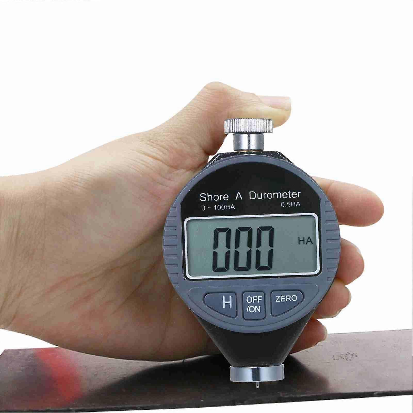 Digital Shore Durometer Meter 0-100HA LCD, A/C/D Types, 8.4x5.7x2.6cm