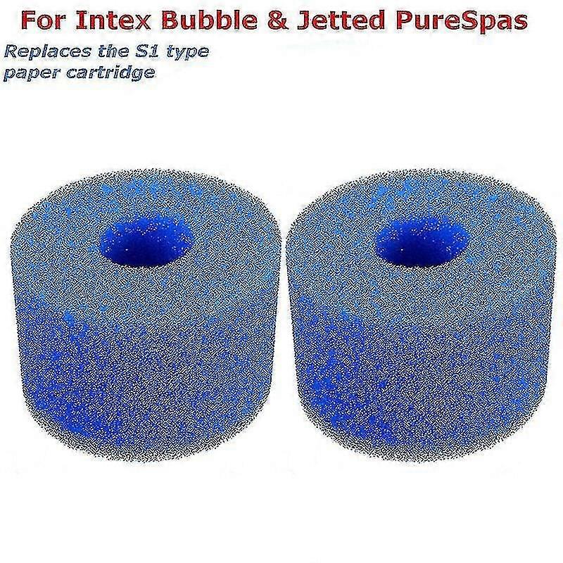 6pcs compatible Intex Pure Reusable Washable Hot Tub Filter Cartridge S1