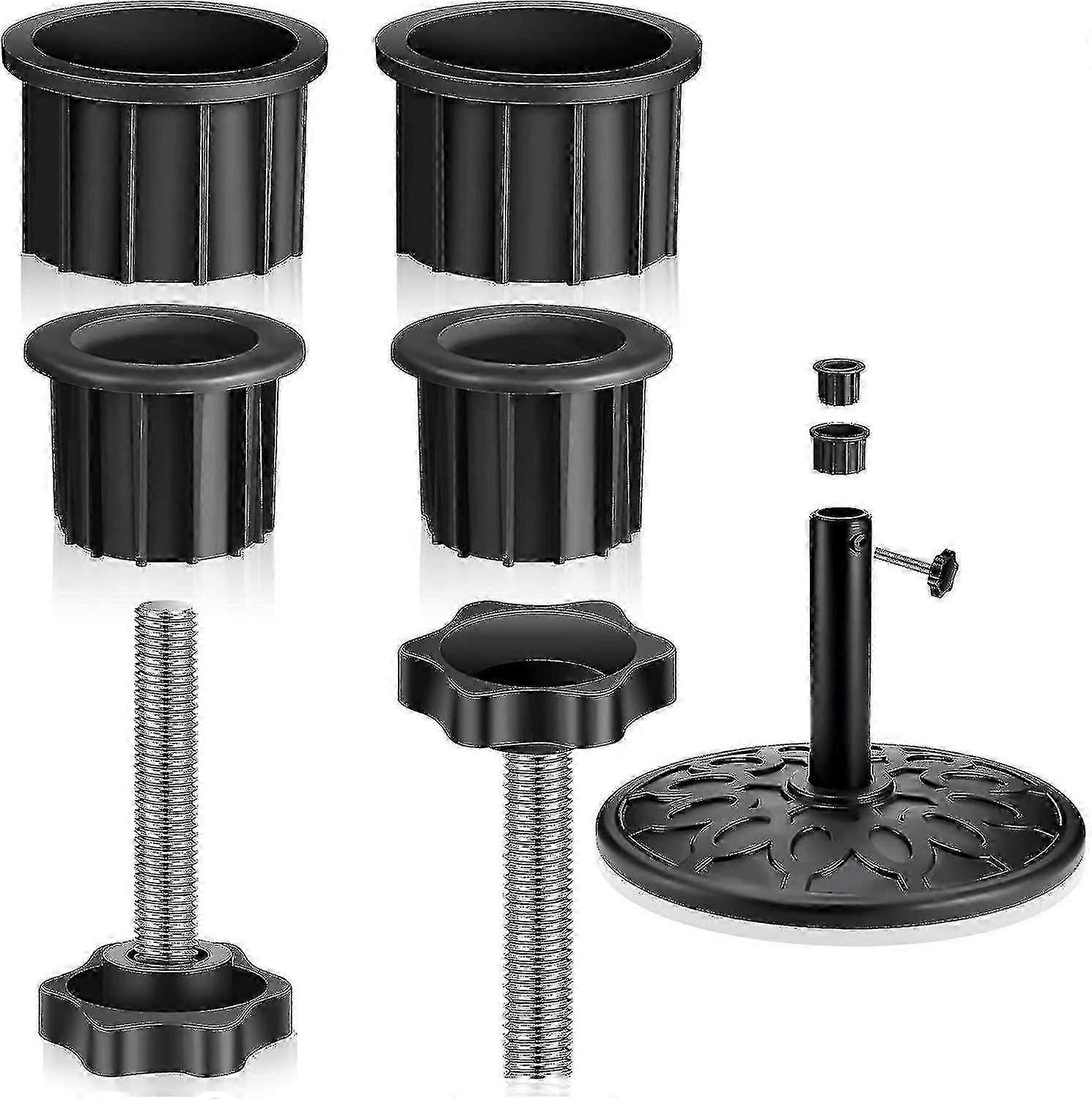 6pcs Umbrella Base Holder Hole Ring Plug Cover And Cap