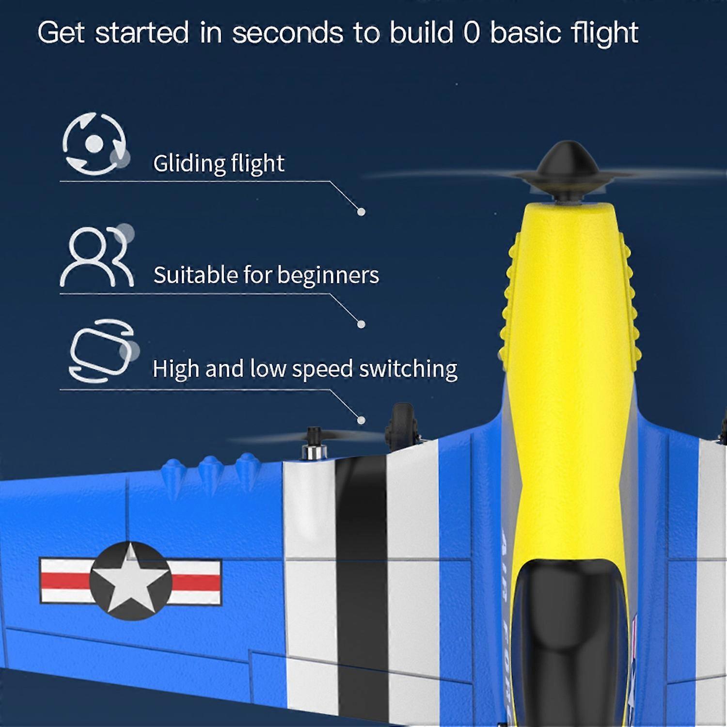Remote Control Airplane 2.4GHz Glider Remote Control Plane for Kids 3CH Remote Controll Aircraft Eff