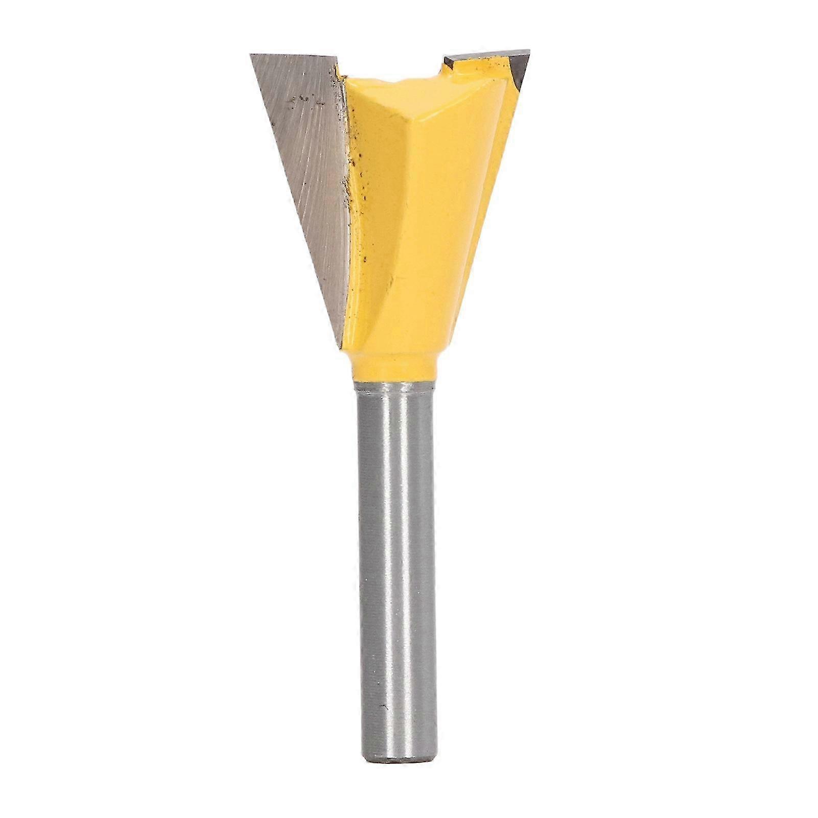 Dovetail Router Bit 6mm 1/4in Shank Dovetail Shape Wood Grooving Cutter Sharply Efficient Woodworking Router Bit 7/8