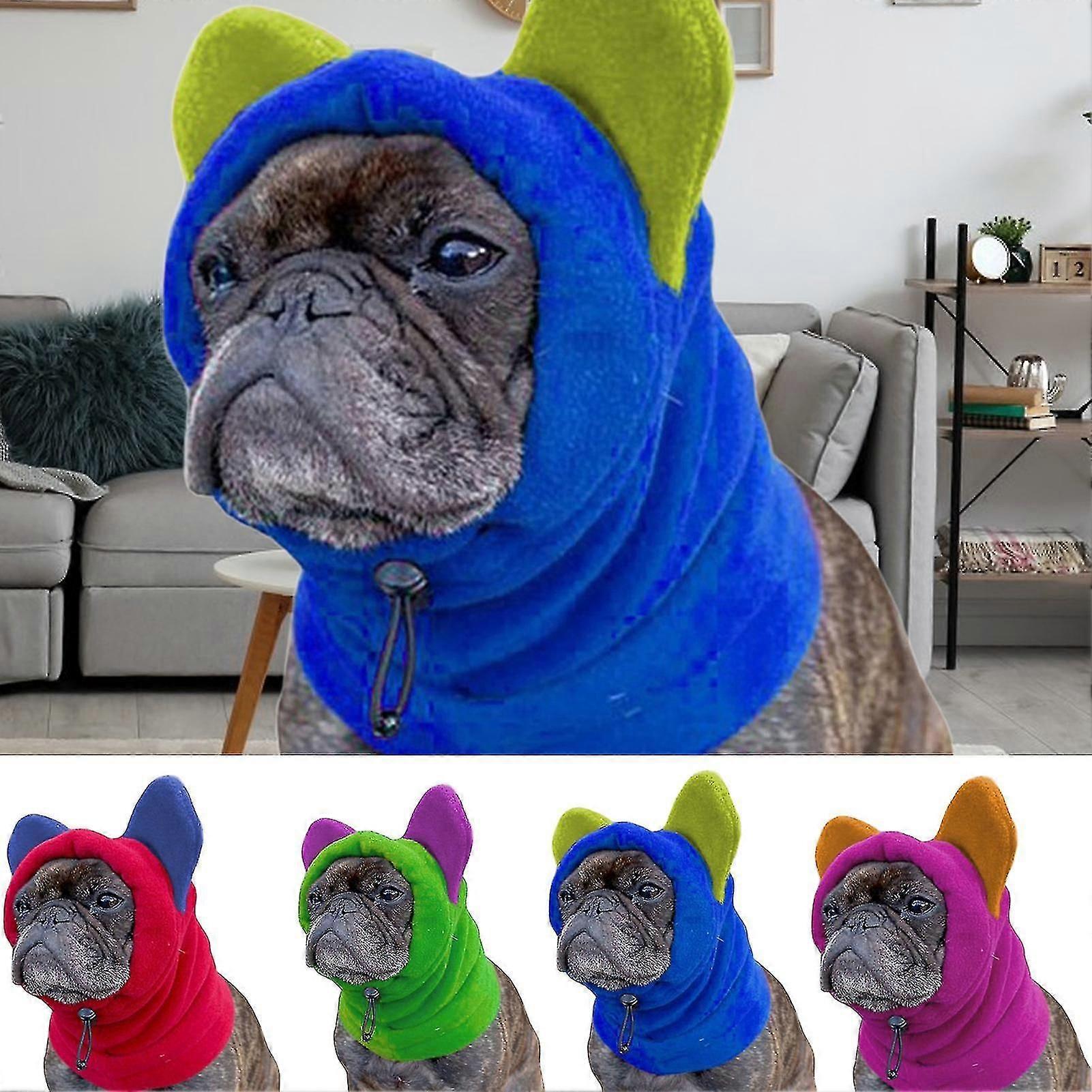 Pet Hat With Drawstring Wide Application Fleece Assorted Warm Dog Cap Household Supplies