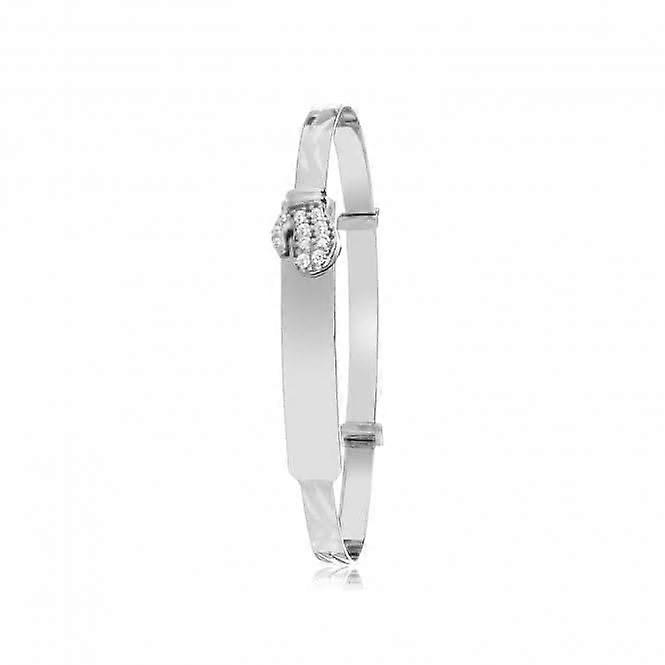 Acotis Silver Bangle Zirconia Expanded G4445