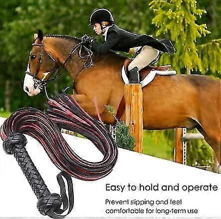 Cravache En Cuir 24 Pouces – équitation, Dressage, Entraînement, Fabriquée Au Pakistan, Neuve !