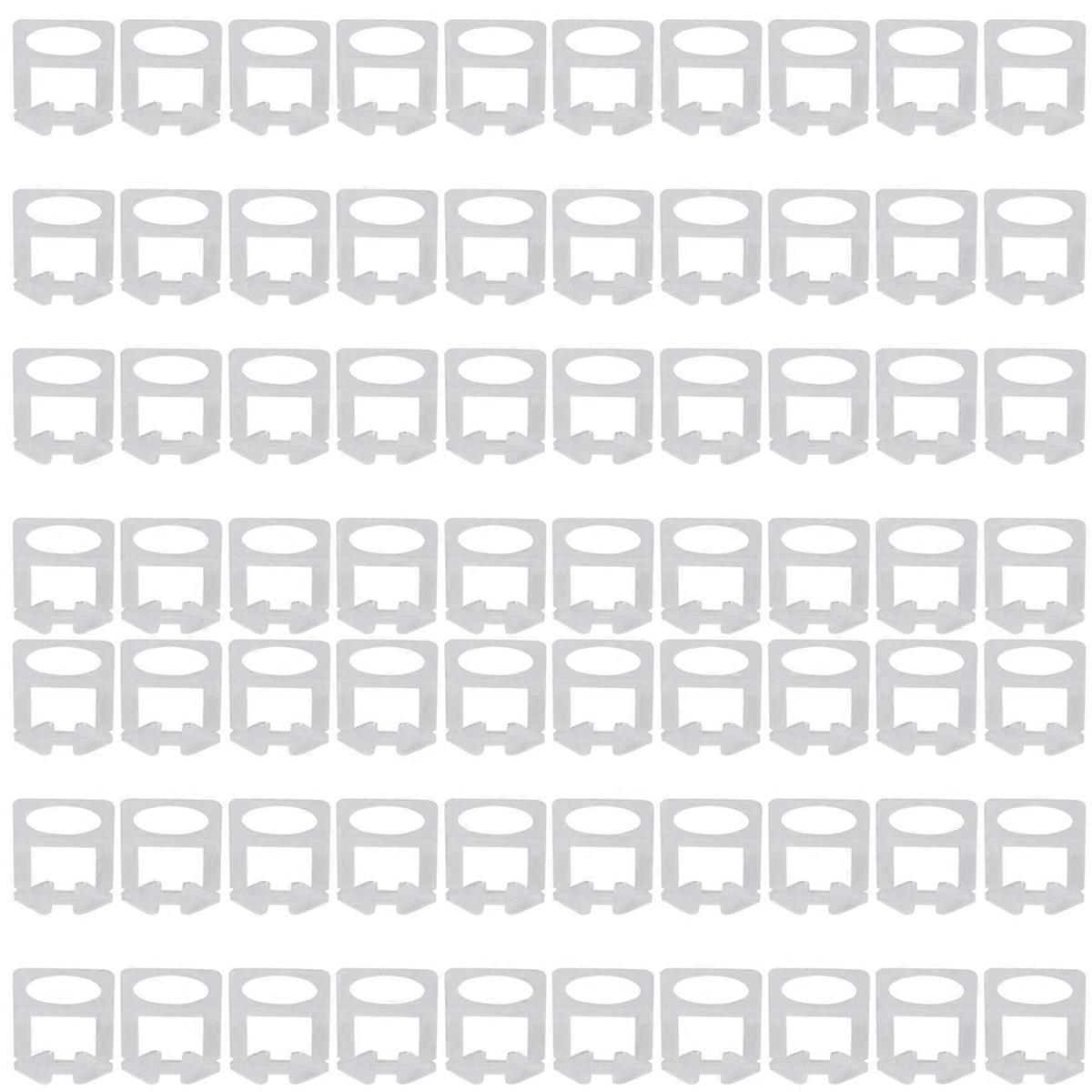 400Pcs Tile Leveling System Clips 1.5mm DIY Tiles Leveler Spacers