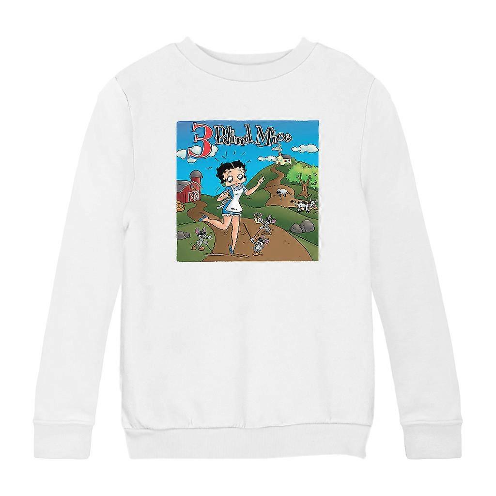 Betty Boop Three Blind Mice Kid's Sweatshirt