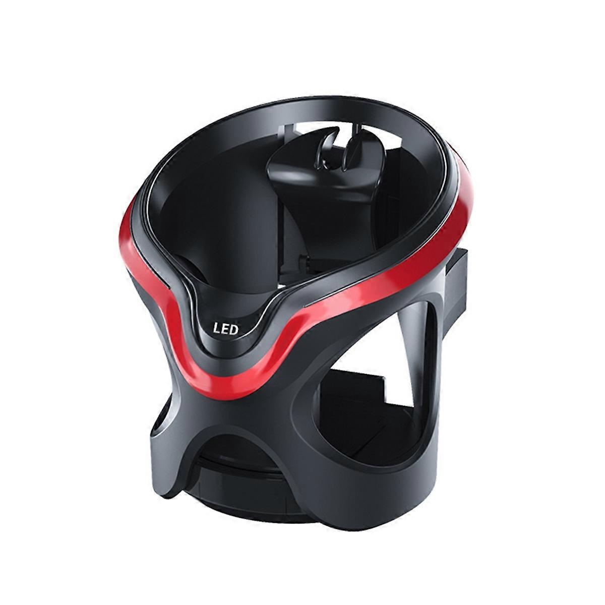 Multifunctional Car Cup Holder with LED Light Anti-Shake