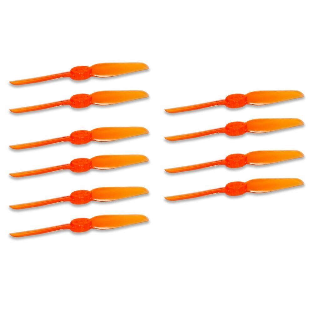 5 Pairs T65MM 2-Blade Propeller 65mm 2.5 Inch CW CCW Propeller for Ultramicro/Toothpick FPV Drone Quadcopter Orange&Red