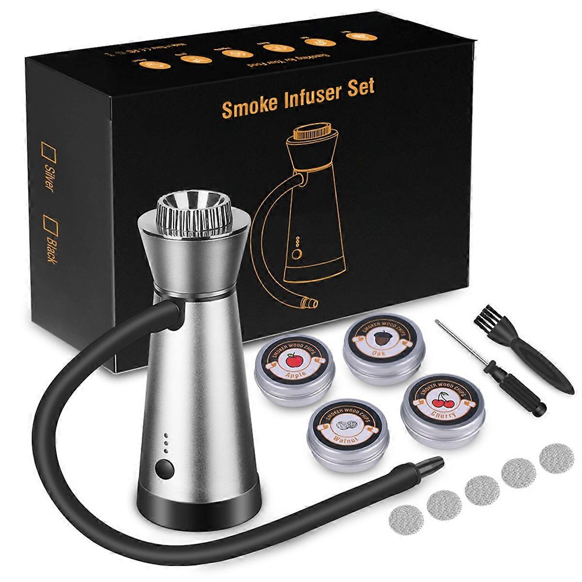 Cocktail Smoker, Electric Food And Beverage Portable Smoking Tool,(B)
