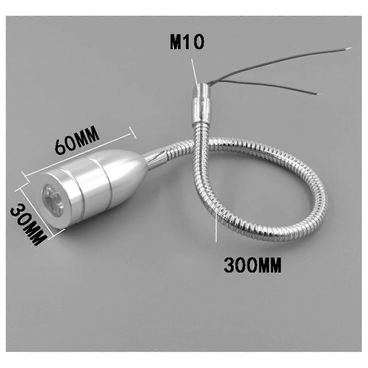 3WAC 12V 24V LED Tool Light Flexible 30cm LED Work Light Silver