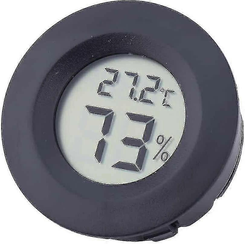 Mini Lcd Display Round Digital Thermometer,hygrometer