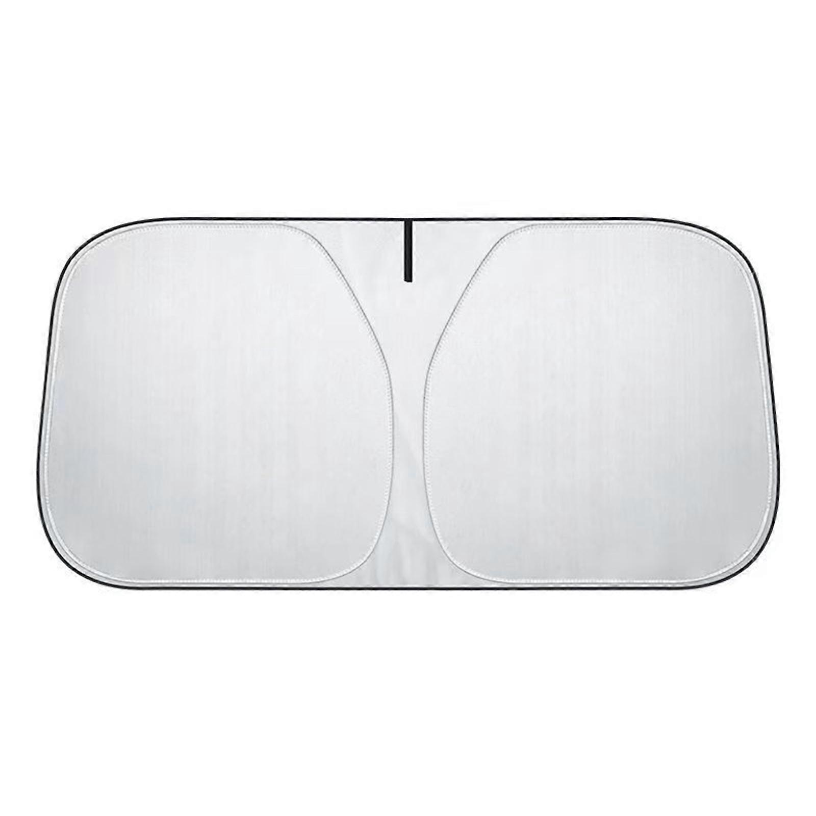 pare-soleil de pare-brise de voiture, polyester réfléchissant - bloque la chaleur et le soleil. Pare-soleil pliable - qui garde votre véhicule au frais