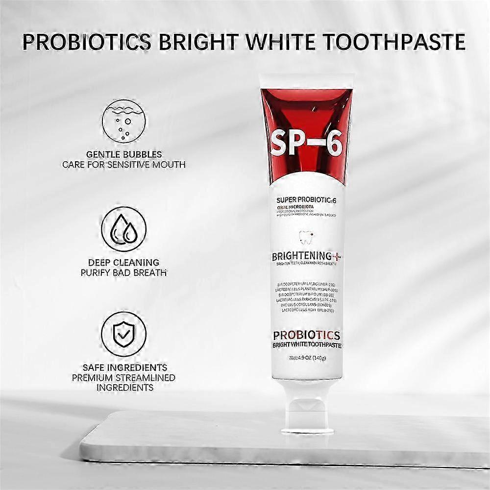 SP-6 Probiotics WhiteningToothpasteBrightening &Stain Removing Toothpaste