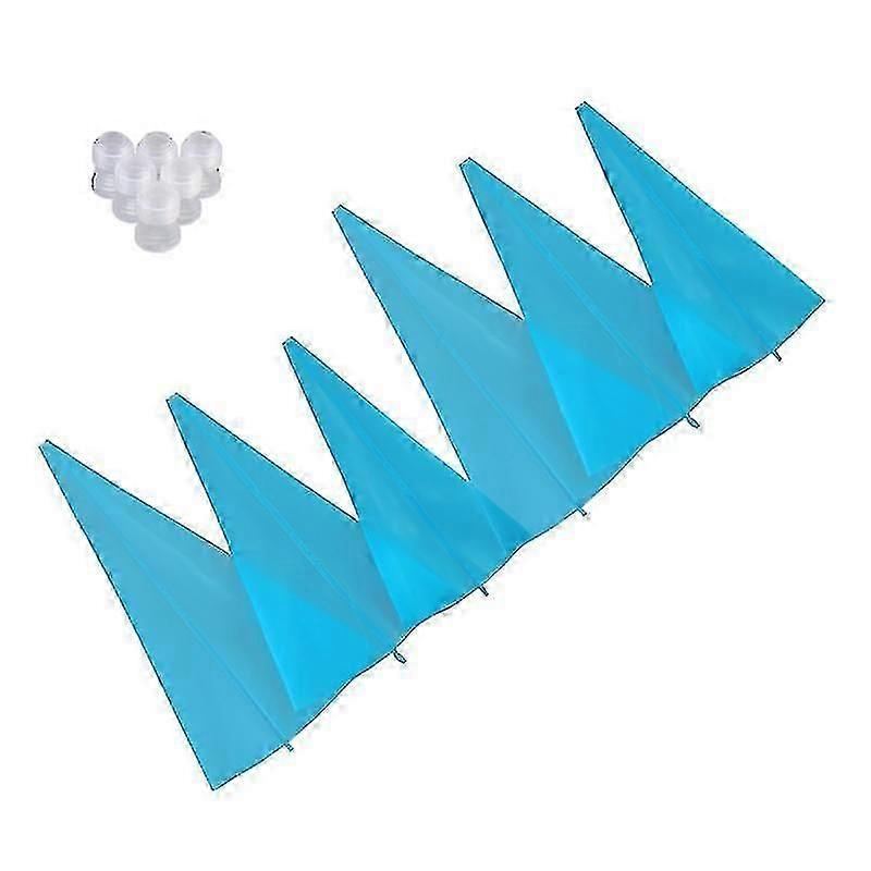 6pcs cake decorations , Piping Bags