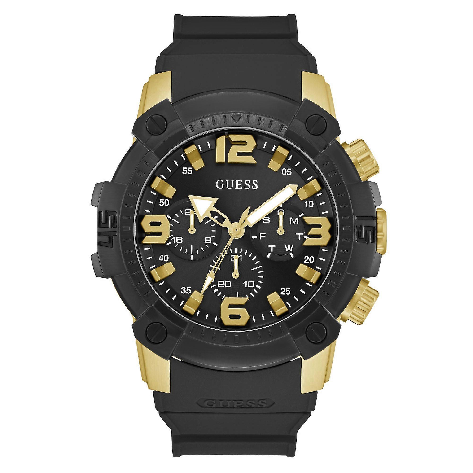 Guess Men's Watch Wristwatch LINEBACKER GW0911G3 Silicone