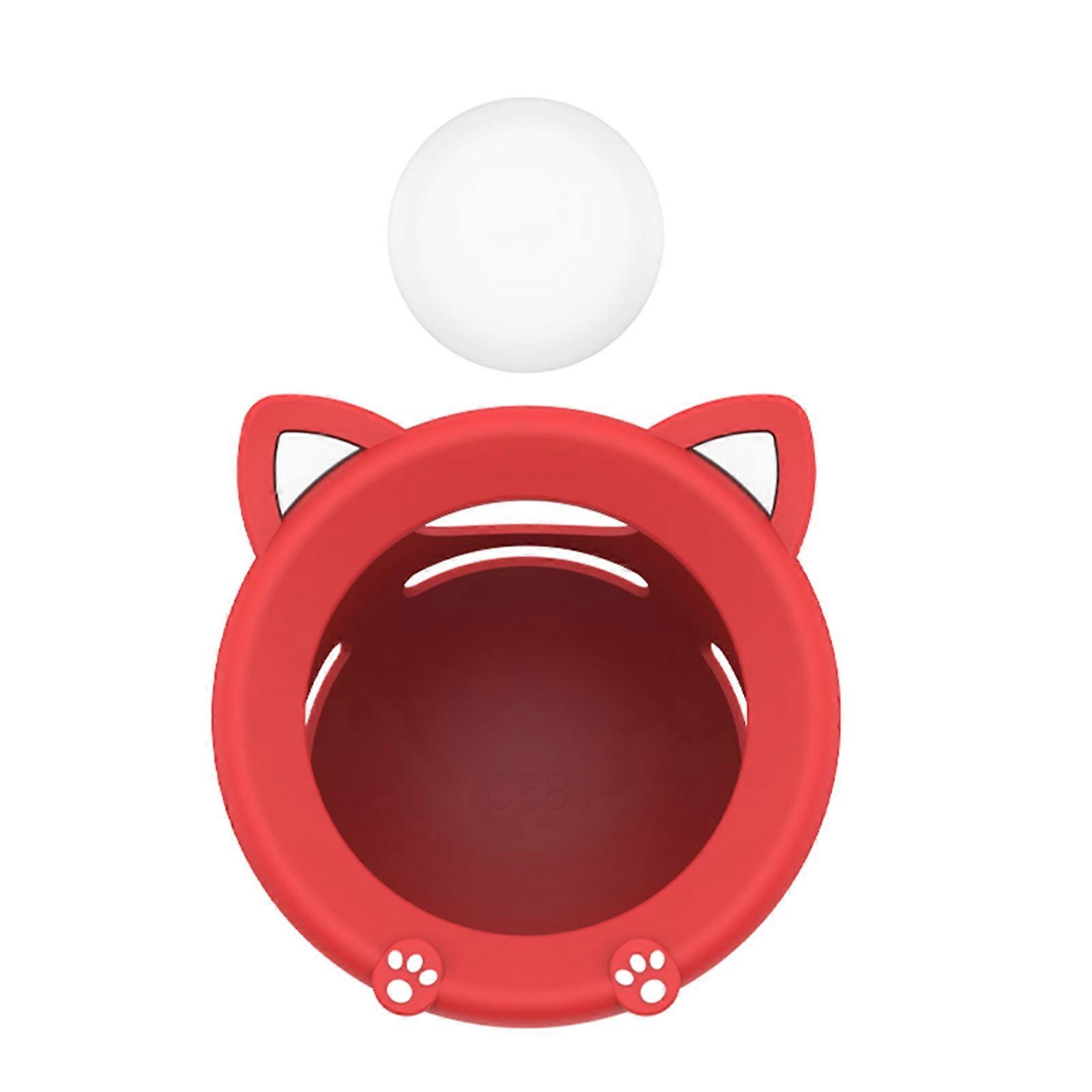 Clock Housing Protector Cover for Alarmo Clock Silicone Skin Sleeve Waterproof Protective Case Scratchproof Shell Case Red