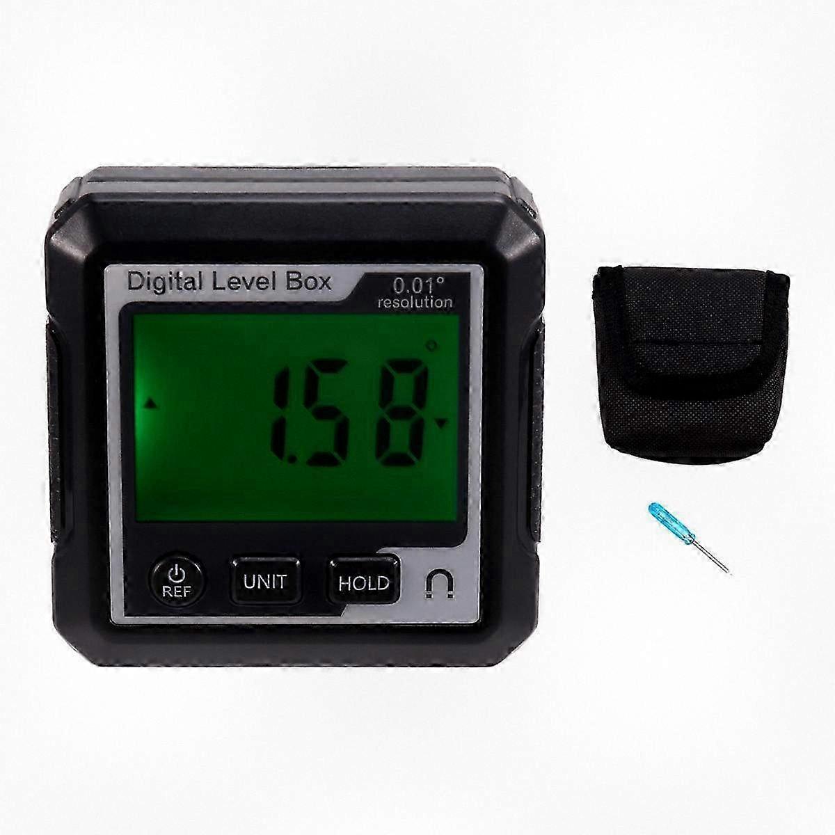 Digital Electronic Angle Finder with Magnetic Base, Precision Inclinometer and Protractor for Accurate Level Measurement