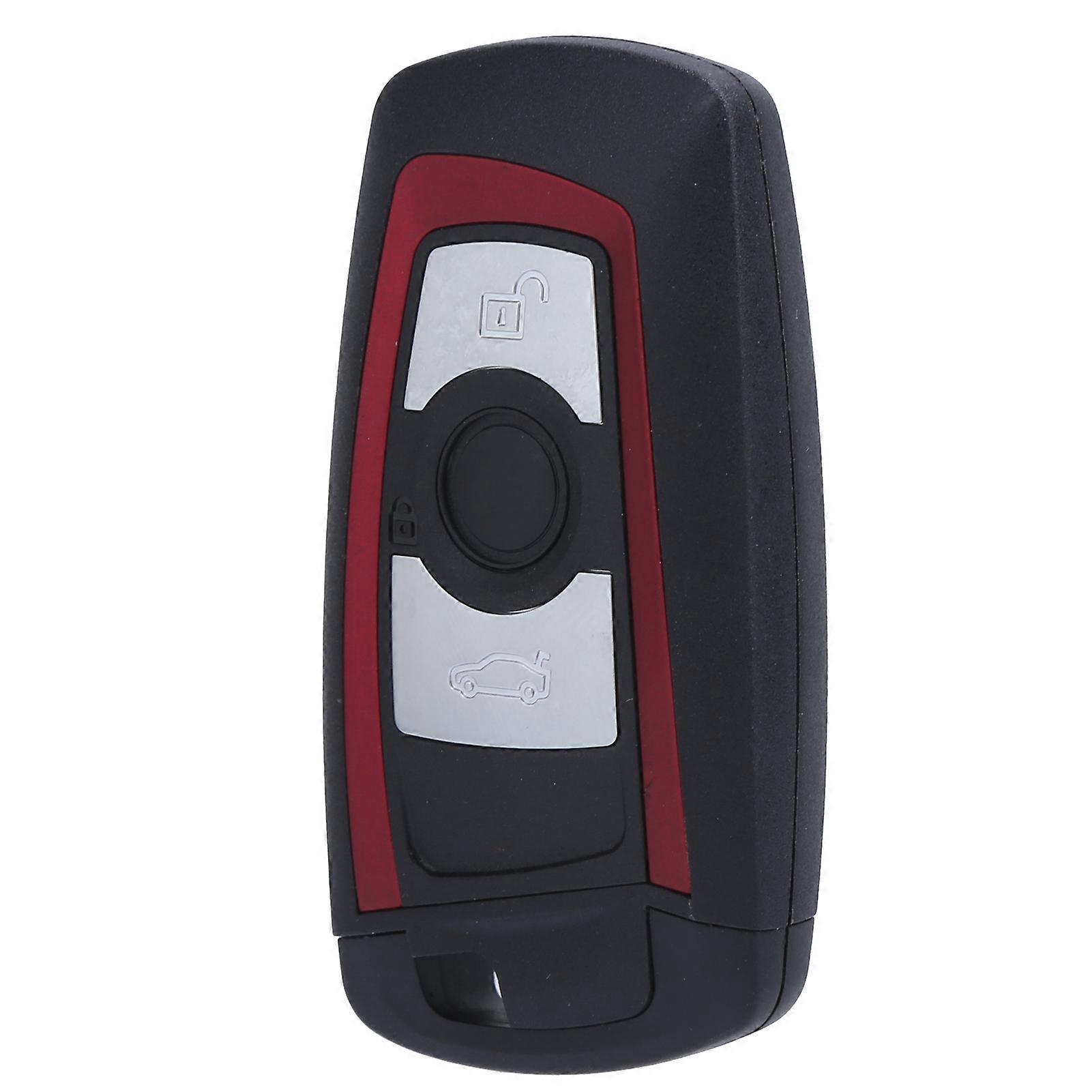 3-Button Red Remote Key Fob for BDC/CAS4 FEM System CR2025 Battery
