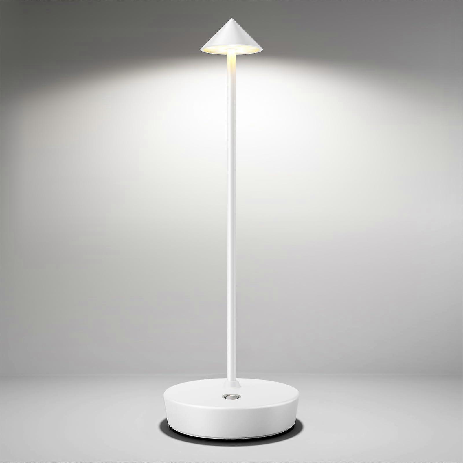 Wireless Charging Desk Lamp LED Battery-Powered 6000mAh Rechargeable Desk Light