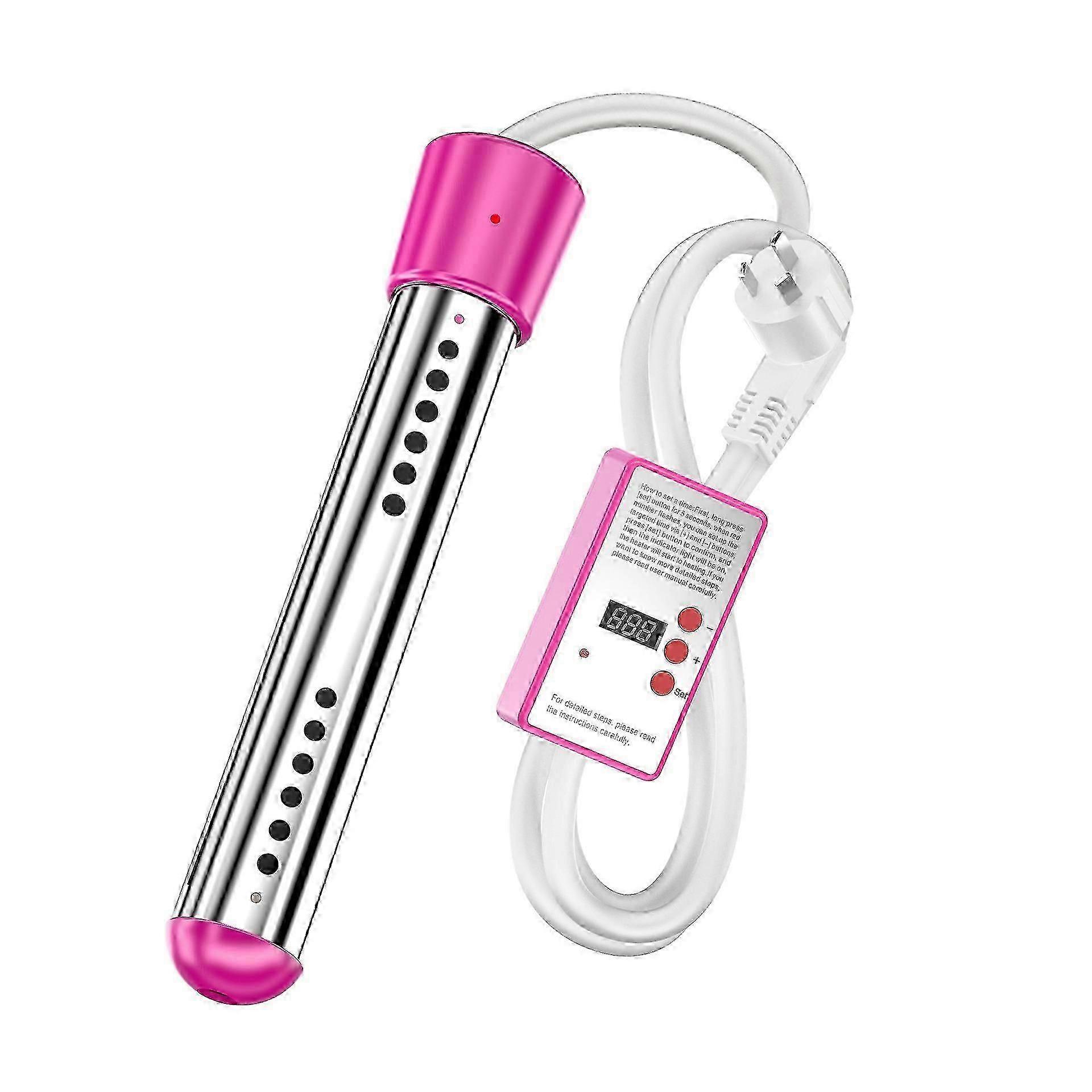 Chauffe-eau à immersion électrique 3000w Chauffe-baignoire de piscine submersible haute puissance domestique avec thermostat, arrêt automatique -CLJR tw